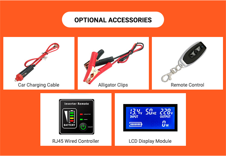 5000W DC 12V 24V 48V  AC 110V 220V Solar Power Inverter