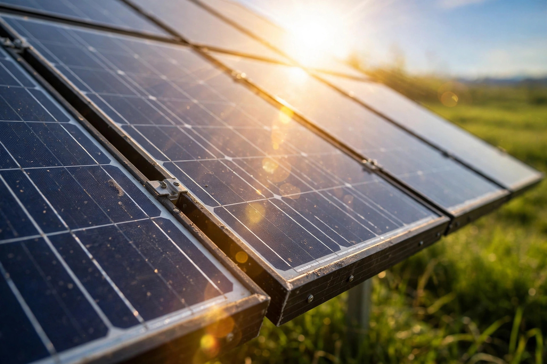 Solar installation worker