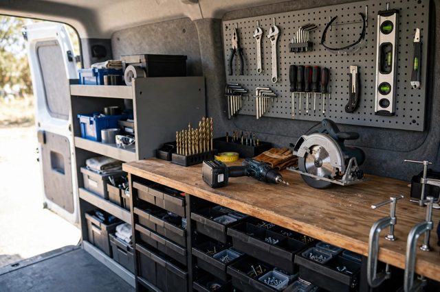 Work van inverter for power tools